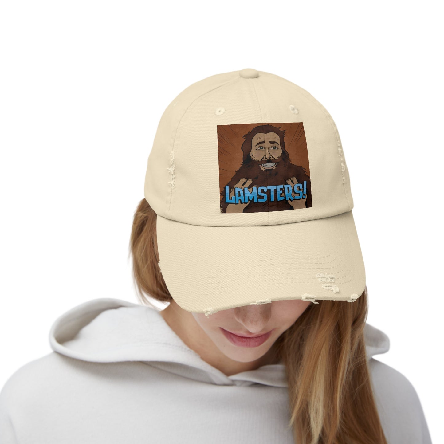 LAMSTERS! Distressed Cap