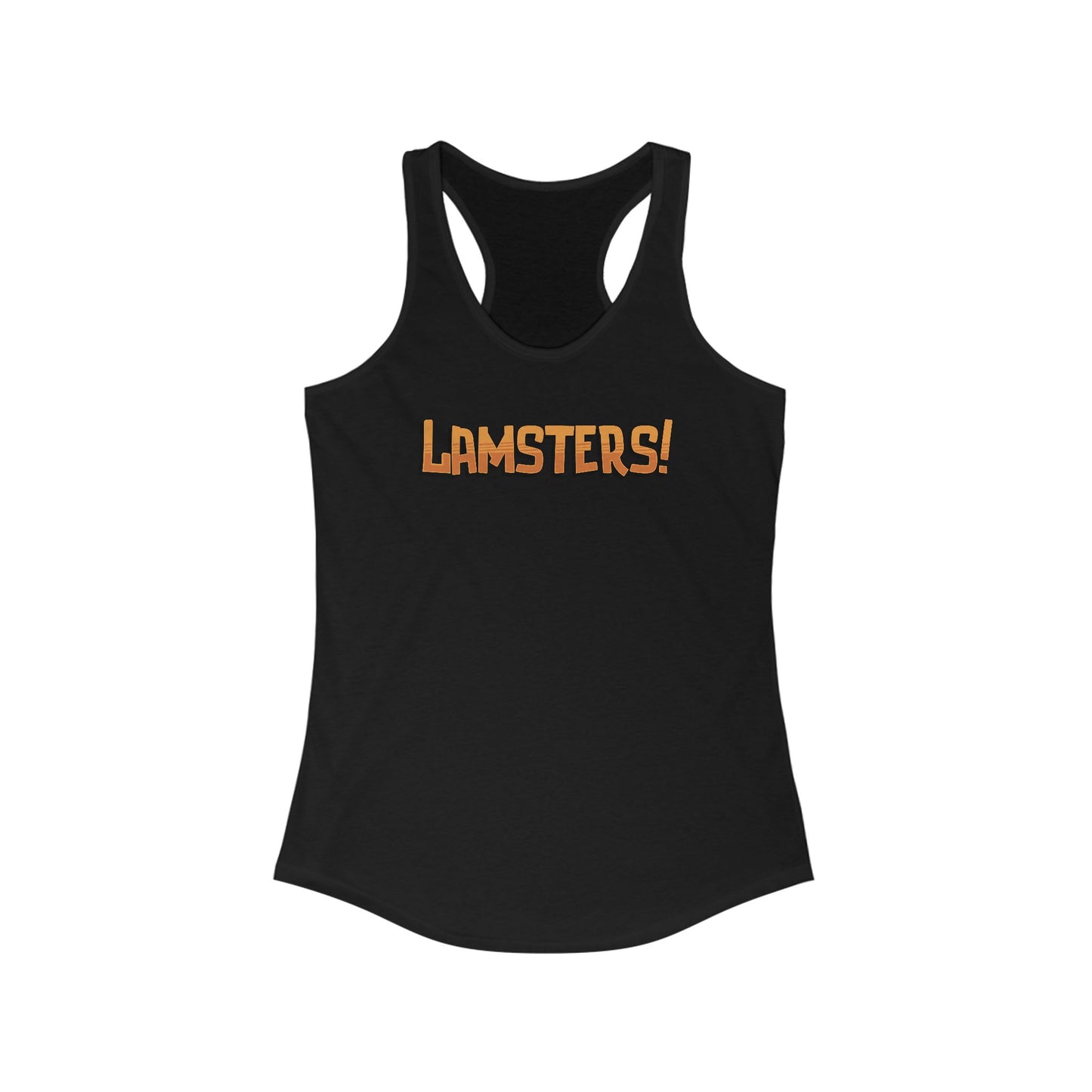 Women's LAMSTERS! Logo Racerback Tank