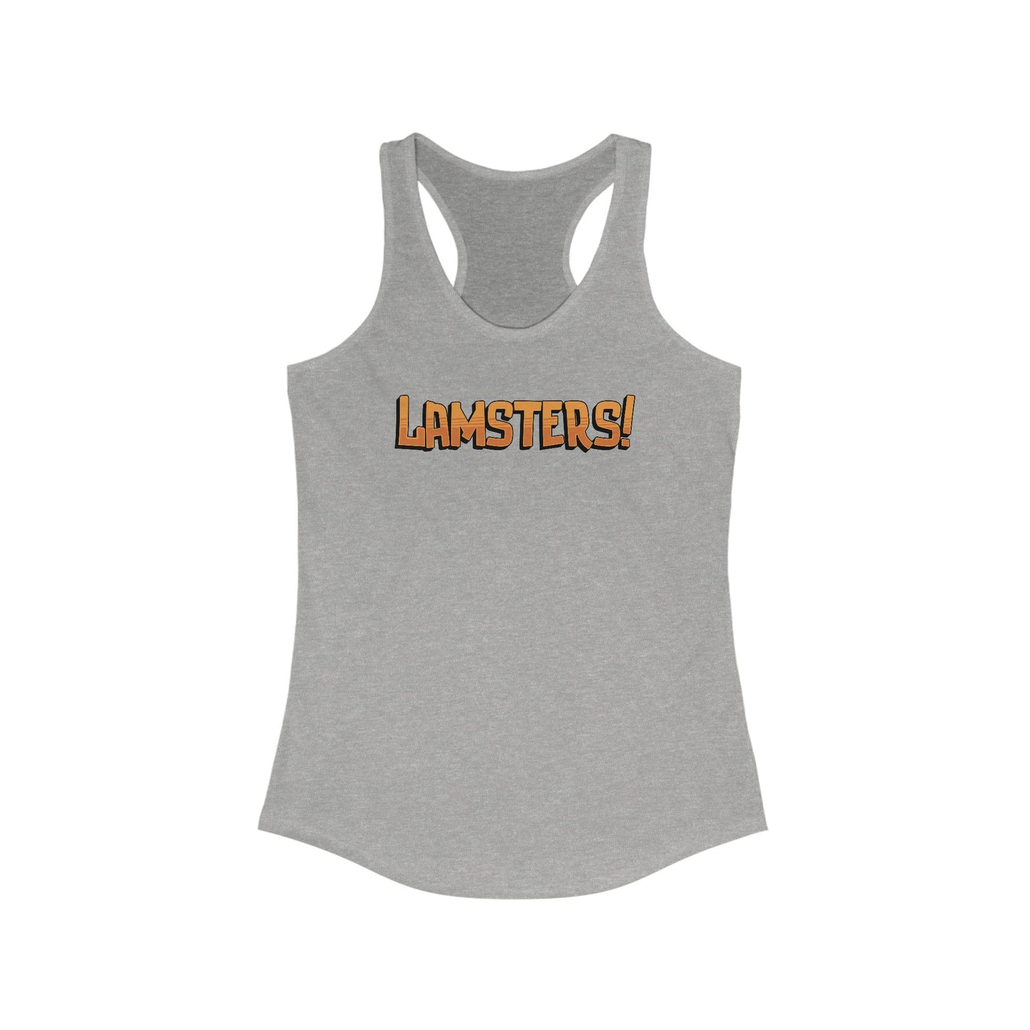Women's LAMSTERS! Logo Racerback Tank