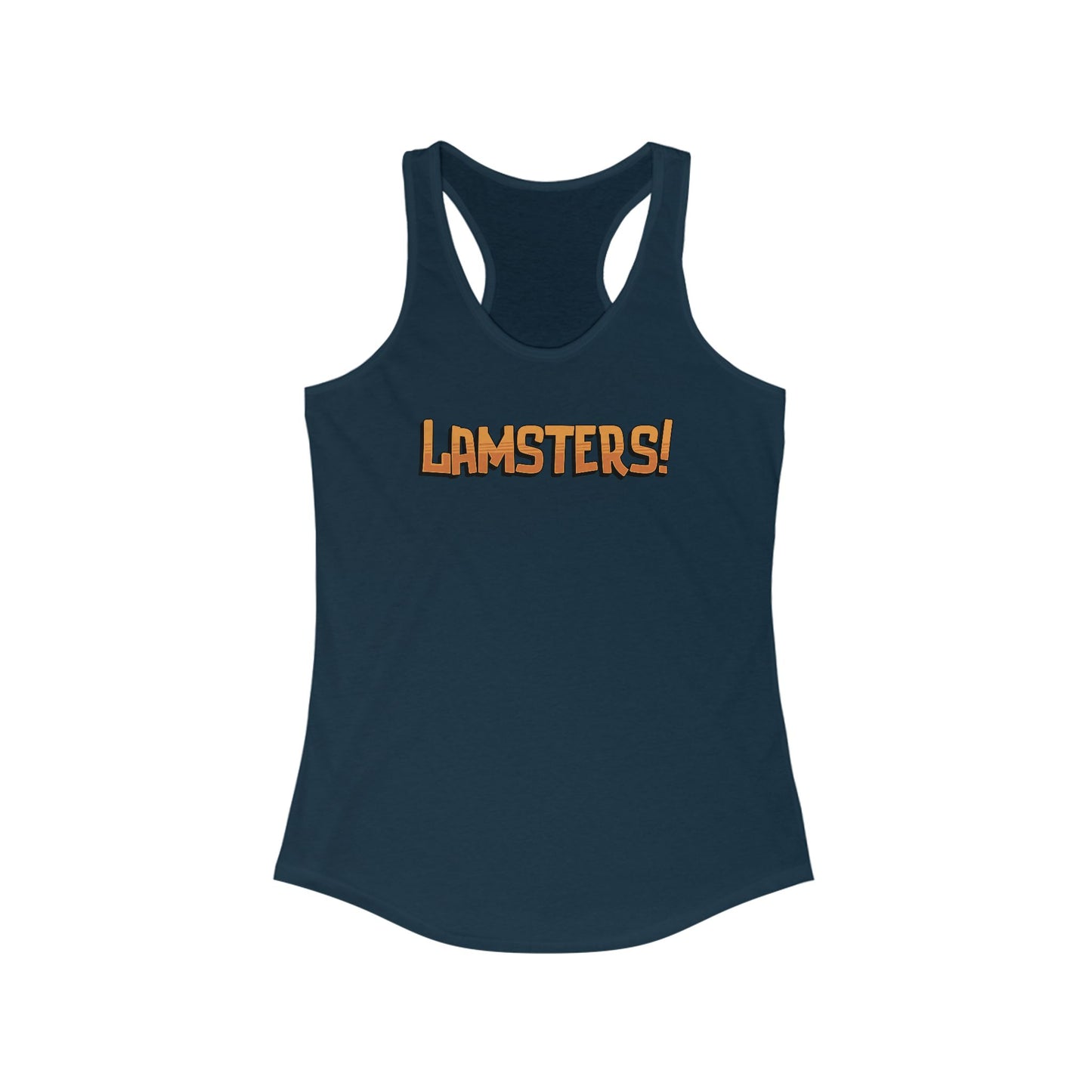 Women's LAMSTERS! Logo Racerback Tank