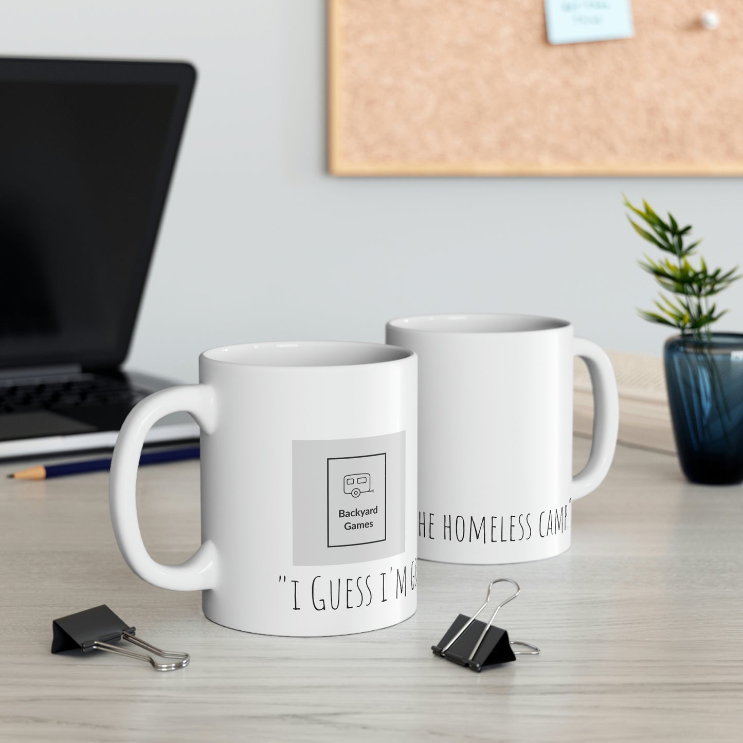 Homeless Camp Ceramic Mug 11oz