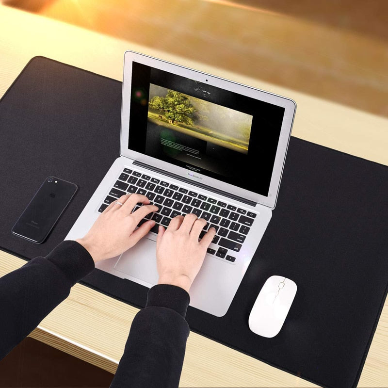 Black Tabletop Mat