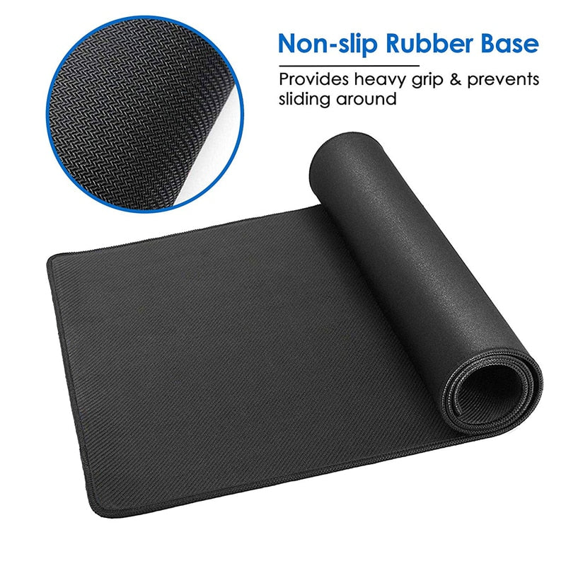 Black Tabletop Mat